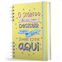 Caderno Devocional O Segredo de Não Desistir 200 páginas