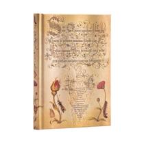 Caderno Diario Anotacao A5 Flemish Rose Midi Capa Dura