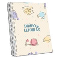 Caderno Diário de Leitura Capa Dura Espiral 15x21cm DL1 FábriCaderno