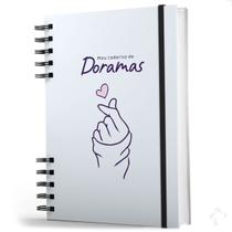 Caderno Diário Doramas Para Resenhas Saranghae Azul Caderno Diário Doramas Para Resenhas Saranghae Azul