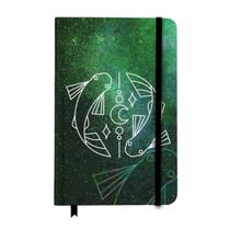 Caderno Diario Sketchbook Peixes - Signos