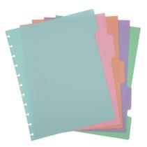 Caderno Discbound Talia com divisórias tamanho carta de 5 abas Caderno Discbound Talia com divisórias tamanho carta de 5 abas