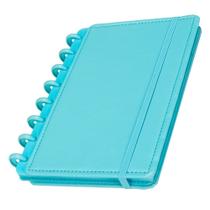 Caderno Discos Inteligente Feminino Pautado Diário A5 Neon - TEX