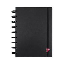 Caderno disko all black g dk21d253 80 folhas pretas