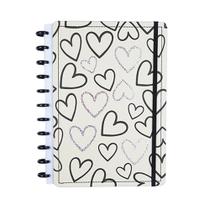 Caderno Disko Loves M 190x255mm 80fls DK22E276 Caderno Disko Loves M 190x255mm 80fls DK22E276