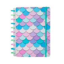 Caderno Disko Mermaid M 190x255mm 80fls DK22D245 Caderno Disko Mermaid M 190x255mm 80fls DK22D245