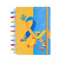 Caderno Disko Sindrome de Down M 190x255mm 80fls DK22D255 Caderno Disko Sindrome de Down M 190x255mm 80fls DK22D255