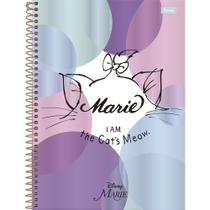 Caderno Disney Marie Metalizado - Meow - 80 Folhas - Foroni