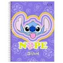 Caderno do Stitch Disney 10 Matérias 160 Folhas