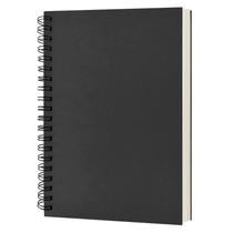 Caderno DSTELIN Spiral Sketch 100 páginas 19 cm x 13 cm preto