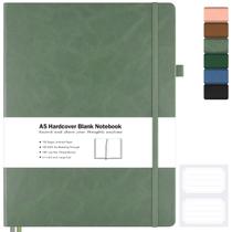 Caderno em branco MALEDEN A5 14x22 cm Capa dura em couro PU