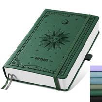 Caderno EMSHOI Bullet Journal A5 - 320 Páginas, 100gsm, Verde Escuro