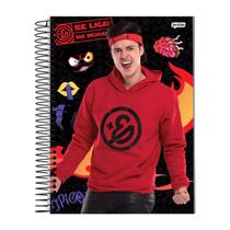 Caderno Enaldinho Espiral Capa Dura 1 Matéria 80F Escolar