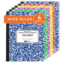 Caderno EPI pacote com 6, pauta larga, 24,7 x 19 cm, capa dura Caderno EPI pacote com 6, pauta larga, 24,7 x 19 cm, capa dura