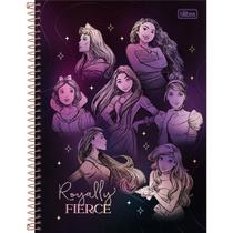 Caderno Escola 1 Mat Espiral Princesas Disney 80 Fls Tilibra Com Adesivo Caderno Escola 1 Mat Espiral Princesas Disney 80 Fls Tilibra Com Adesivo