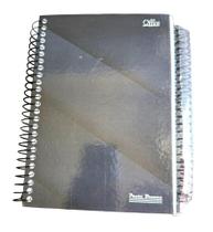 Caderno escolar 1/4 Capa Dura sortida com 200 folhas-Kit 5un