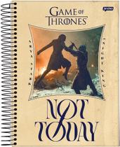 Caderno Escolar 1 Matéria 80fl Game Of Thrones Com Adesivos