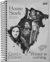 Caderno Escolar 1 Matéria 80fl Game Of Thrones Com Adesivos