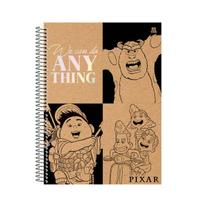 Caderno Escolar 1 Matéria 80Fls Pixar Com Adesivos Capa Dura Caderno Escolar 1 Matéria 80Fls Pixar Com Adesivos Capa Dura