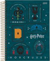 Caderno Escolar 1 Matéria 96fls Harry Potter Jandaia Adesivo