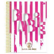Caderno Escolar Capa Dura 10 Materias Barbie Glamour