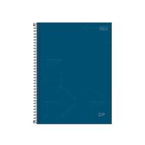 Caderno Escolar Capa Dura 10 Matérias Tilibra ZIP Azul 160fl