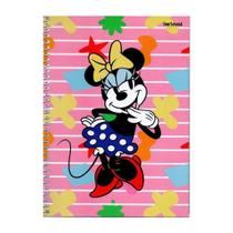 Caderno Escolar Minnie Mouse Jandaia Capa Dura 1 Matéria