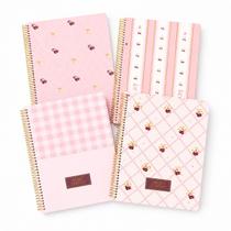 Caderno Escolar Universitário 1 Matéria 80 Folhas Sweet Cherry Caderno Escolar Universitário 1 Matéria 80 Folhas Sweet Cherry