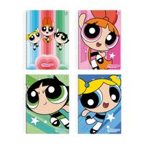 Caderno Escolar Universitário 1M 80Fls Meninas Super Poderosas