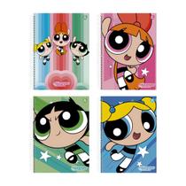 Caderno Escolar Universitário 1M 80Fls Meninas Super Poderosas Caderno Escolar Universitário 1M 80Fls Meninas Super Poderosas
