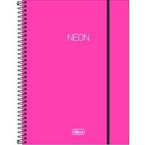 Caderno Esp Cpp 1/4 S/Pauta Neon Pink 80F Caderno Esp Cpp 1/4 S/Pauta Neon Pink 80F