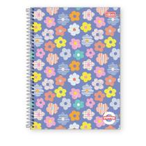 Caderno esp univ 10 materias pepper feminino 160f - tilibra