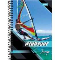 Caderno Espiral 1/4 Capa Dura JUMP 80 Folhas Pacote com 05 Unidades