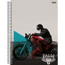 Caderno Espiral 1/4 Capa Dura Motos EXTREME 80F