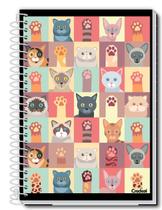 Caderno Espiral 1/4 Capa Dura My Collection Feminino 200fls Credeal