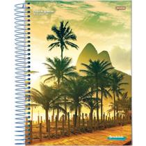 Caderno Espiral 1/4 Flexível Brasilidade 48 Folhas - Pacote com 20 Unidades