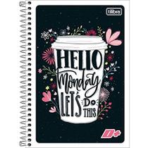 Caderno Espiral 1/4 Flexivel D+ 48 Folhas Masc/Fem.