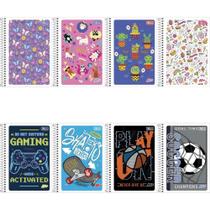 Caderno Espiral 1/4 Flexível D+ 96 Folhas PCT com 10