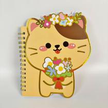 Caderno Espiral 1/8 Pautado 50 Folhas Acabamento Metalizado DF-09 Caderno Espiral 1/8 Pautado 50 Folhas Acabamento Metalizado DF-09