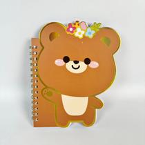 Caderno Espiral 1/8 Pautado 50 Folhas Acabamento Metalizado DF-09