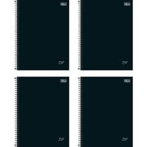 Caderno Espiral 1 matéria 80 fls Kit 4un Capa Dura Preto Tilibra Escolar Ensino Médio Colegial Universitário Faculdade Caderno Espiral 1 matéria 80 fls Kit 4un Capa Dura Preto Tilibra Escolar Ensino Médio Colegial Universitário Faculdade