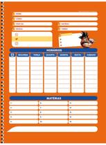 Caderno Espiral 1 Matéria Goku Super Saiyajin Dragon Ball