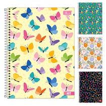 Caderno Espiral 10 Materias Feminino Hit 160 Fls Tilibra