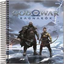 Caderno Espiral 10 Matérias God of War Jandaia Caderno Espiral 10 Matérias God of War Jandaia