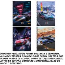 Caderno espiral 1x1 80f x-racing - tilibra