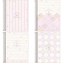 Caderno Espiral 1X1 Capa Dura Colegial Soho 80 Folhas - Pacote com 4 Unidades Caderno Espiral 1X1 Capa Dura Colegial Soho 80 Folhas - Pacote com 4 Unidades
