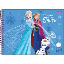 Caderno espiral 275x200mm cd 12 pauta 40fls frozen fsc 6251225