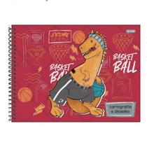 Caderno espiral 275x200mm cd cart 80fls stone fsc jandaia 6886877