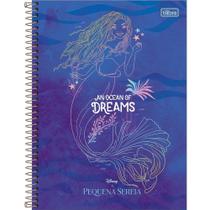 Caderno Espiral A Pequena Sereia - An Ocean Of Dreams - 80 Folhas - Tilibra