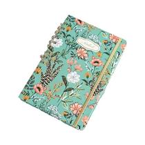 Caderno Espiral A5 Capa Dura Para Mulheres, Pautado, 80 Folhas, 57x85mm, Com Alça Floral Para Caderno Espiral A5 Capa Dura Para Mulheres, Pautado, 80 Folhas, 57x85mm, Com Alça Floral Para